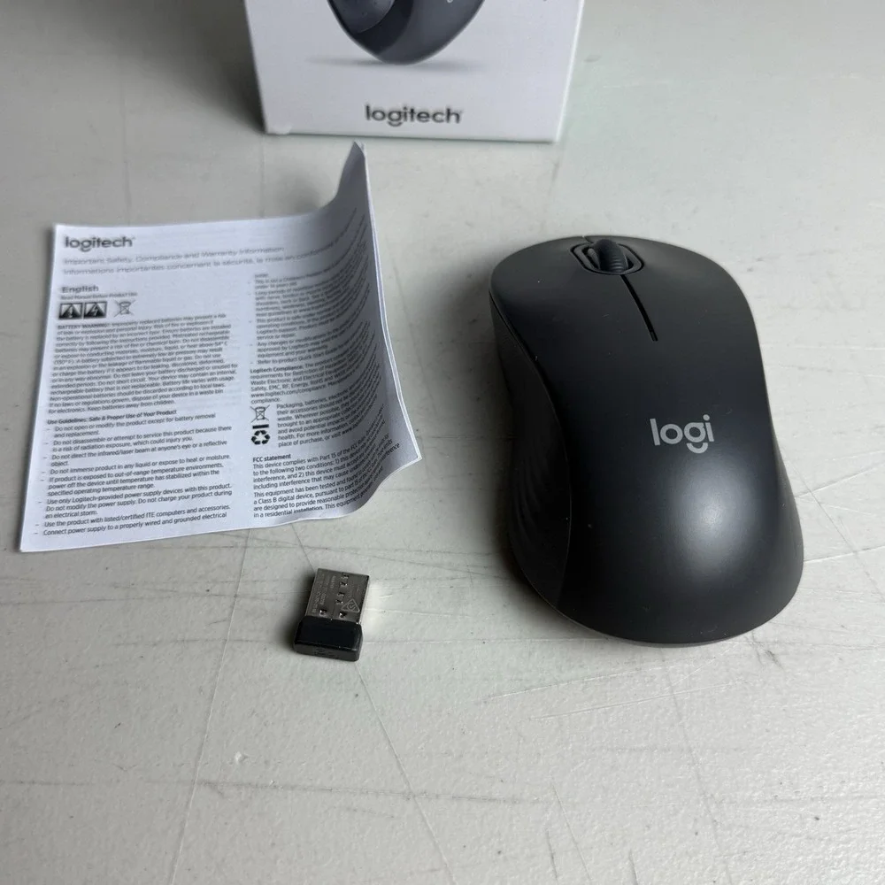 Authentic Logitech Marathon M705 Wireless Mouse (910-001935)